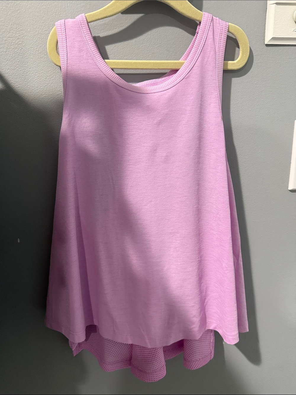 all in motion Lavender Flared Tank Top